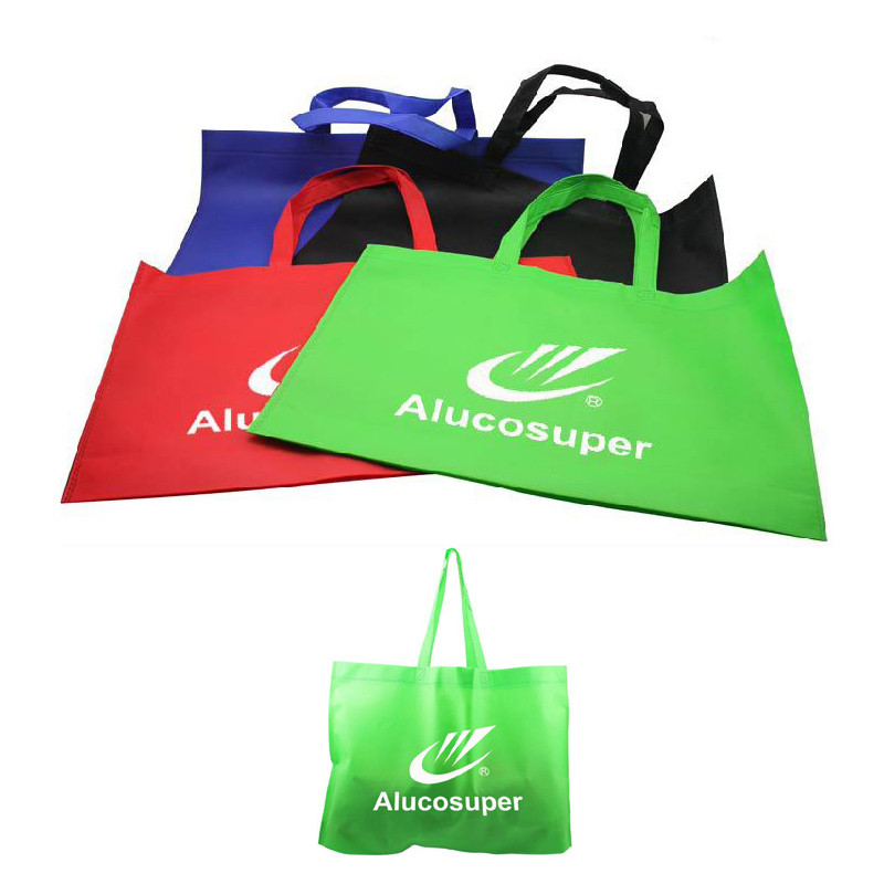 Buy cheap Promotional Non Woven Bag Colorful Supermarket Shopping Bags Logo Customized product