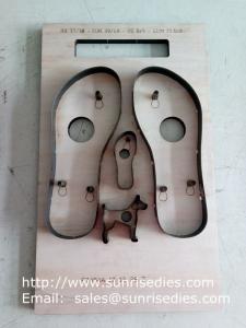Buy cheap Sandals sole steel rule cutting dies China maker, flatboard Sandals sole steel dies product