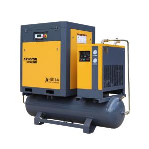 Buy cheap ASME Approved 7.5KW 10HP portable Rotary Screw Air Compressor Prices With 300/500 Liter Tank And Dryer product