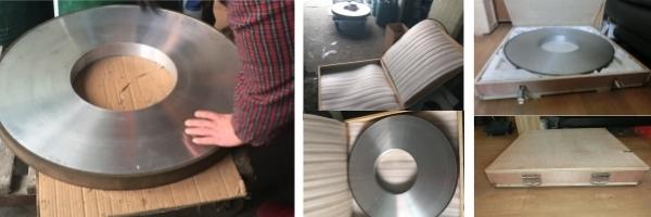 750mm resin diamond grinding wheels for HVOF carbide