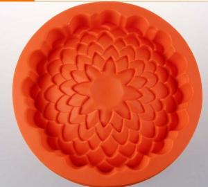 Buy cheap round shape silicone cake pans ,silicone baking  pans , flower shape silicone pizza  pan product
