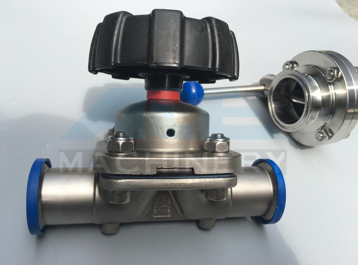 Buy cheap Stainless Steel Three Way Sanitary Diaphragm Valve (ACE-GMF-C1) product