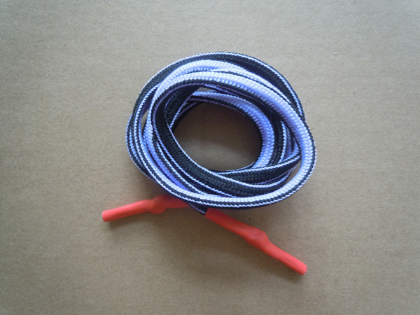 Buy cheap Colourful Plastic Tips Round Shoe Laces Aglets Elasticity Custom from wholesalers
