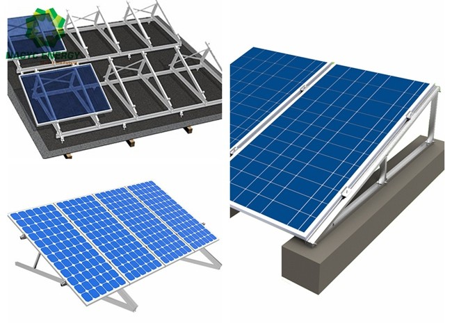 Buy cheap Solar Powered Charging Station Flat Roof Solar Mounting System Support system Energy Solar Panels  100kw Solar System product
