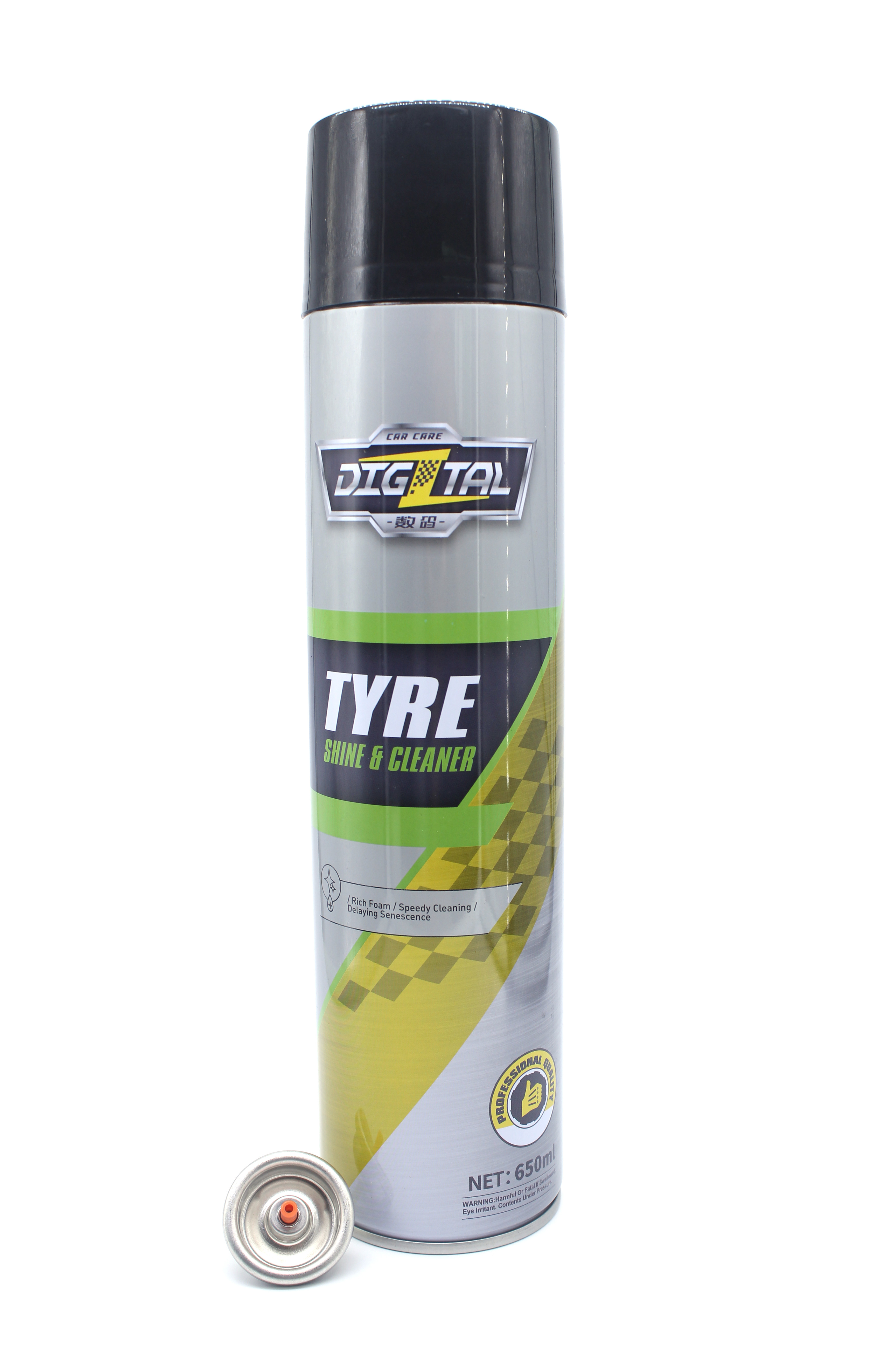 Buy cheap MSDS Acrylic Tire Shine Car Care Foam Spray product