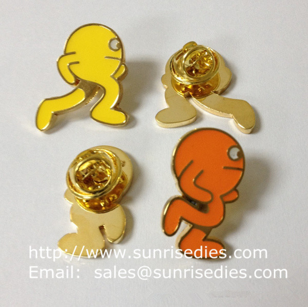 Buy cheap Color filled image icon lapel pins, color filled Cartoon icon emblem pin badge, product