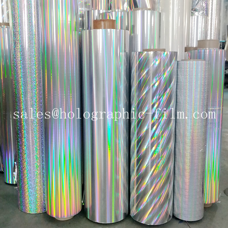 Buy cheap Hot sell Thermal seamless rainbow PET & BOPP holographic metallized lamination from wholesalers