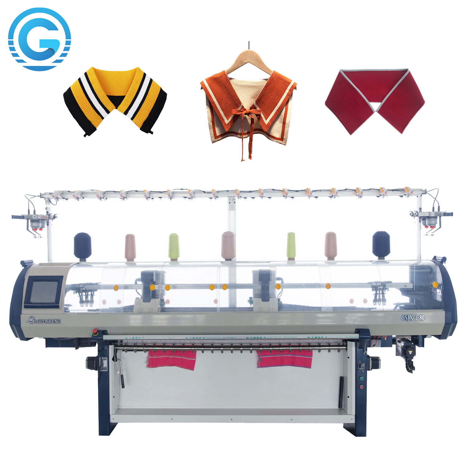 Buy cheap Single System 2 Carriage 80 Inch Collar Flat Knitting Machine product