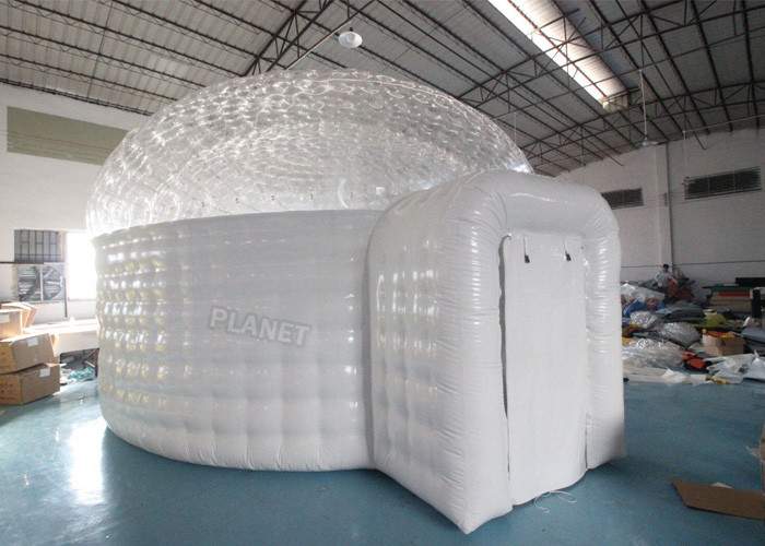 Buy cheap 0.55mm Pvc Inflatable Igloo Tent For Outdoor Observe Stars product