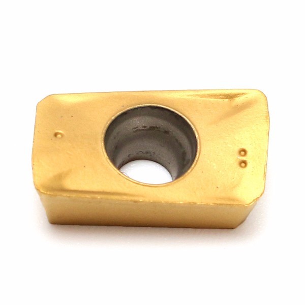 Quality Gold Carbide Insert Blanks / Round Carbide Cutter Inserts Wear Resistance for sale