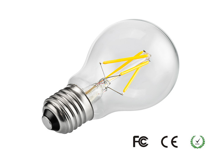 Buy cheap A60 6W E27 Dimmable LED Filament Bulb High Brightness CE / RoHS AC100V - 240V product
