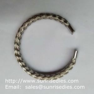 Buy cheap 304 stainless steel wire braided bangle, stock stainless steel wire bracelet wholesale product