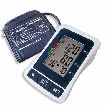 Buy cheap Digital Blood Pressure Monitor with Arm-type, Date/Time Stamp and Deluxe Carry Case product