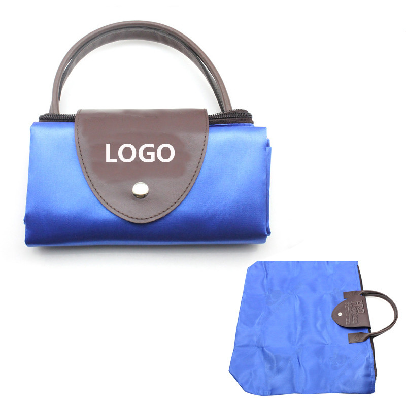 Buy cheap Folding Shopping Supermarket Leather Bag Logo Customized Promotional Gifts product