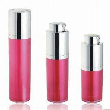 Buy cheap Cosmetic Airless Bottles for Skin Care Cream, Various Colors are Available, OEM Orders are Welcome product
