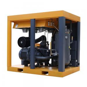 Buy cheap 100HP Large displacement two stage screw air compressor with two IPM motors product