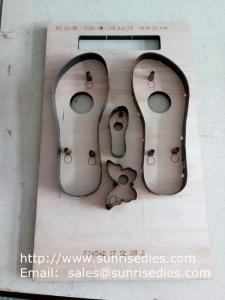 Buy cheap Flip flops slipper steel rule dies China supplier, flip-flops sole steel cutting dies product