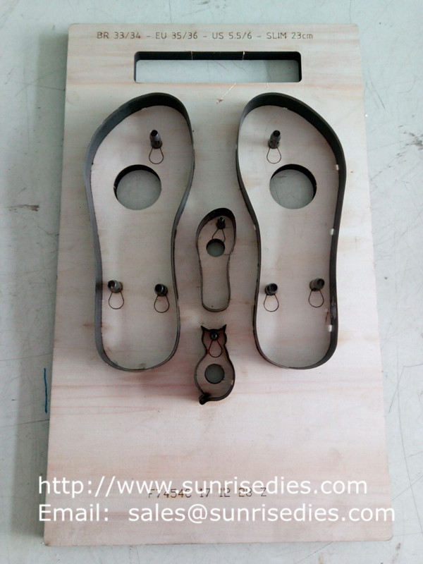 Buy cheap Slipper sole steel cutting dies, slipper sole plywood steel rule dies factory China product