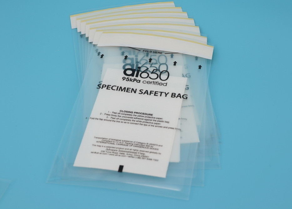 Buy cheap Disposable Insulation 95kPa Bags , Biohazard Shipping Bags product