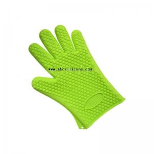 Buy cheap durable five fingers silicone gloves ,custom five fingers silicone oven mitts product