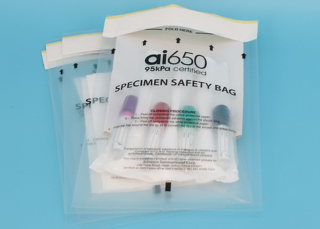Buy cheap X Large Size 95kPa Specimen Transport Bag Transparent 100 Bags / Carton product