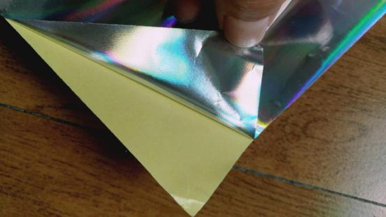 Hot sell 15 micron Seamless rainbow PET holographic lamination film for wet laminaion process