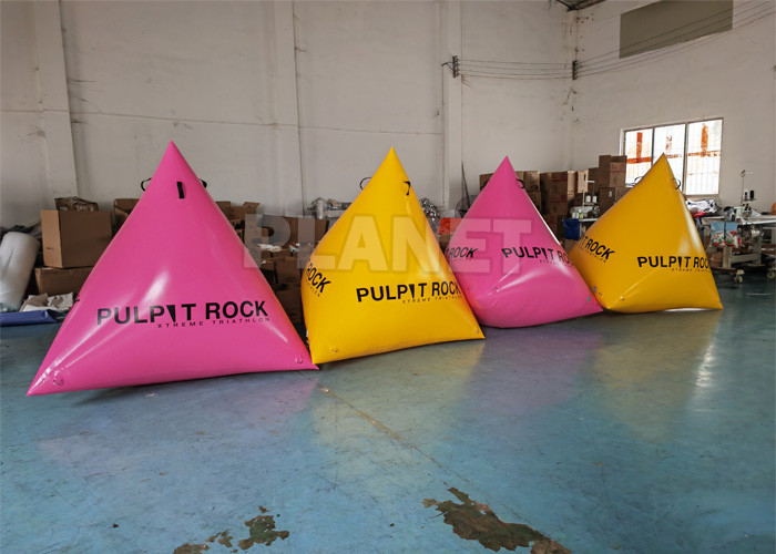 Buy cheap Race Mark Advertising Inflatable Triathlon Buoy Triangular Shape Inflatable Buoys Inflatable Water Buoy product
