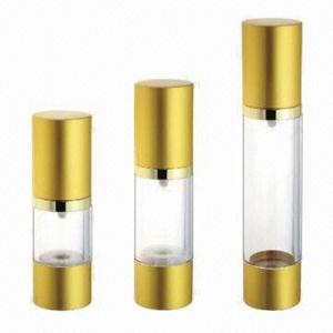 Buy cheap Cosmetic Airless Bottles for Skin Care Cream, Various Colors are Available, OEM Orders are Welcome product