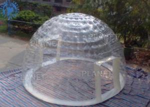 Buy cheap Outdoor Transparent Inflatable Dome Tent For Mobile Hotel / Clear Igloo Tent product