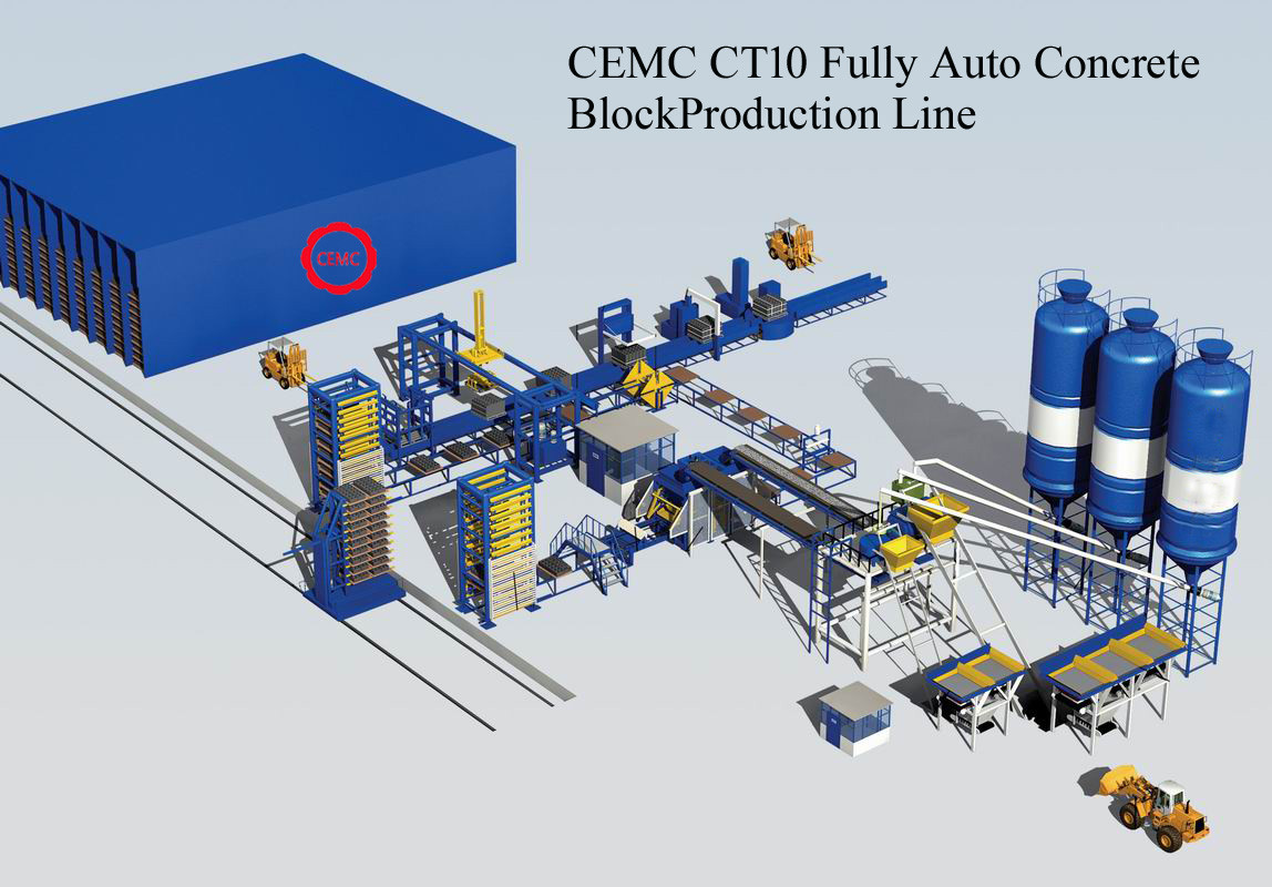 Buy cheap Brick Machinery Plant Concrete Block Making Machine with PLC Control System Fully Automatic product