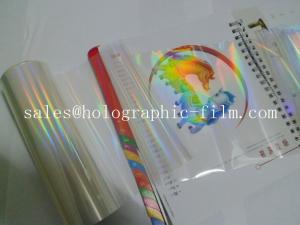 Buy cheap customized thermal &amp; hot holographic transparent lamination film for paper board product