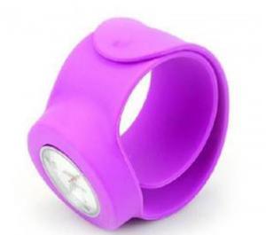 Buy cheap silicone slap bracelet watch , silicone watch wristband price product