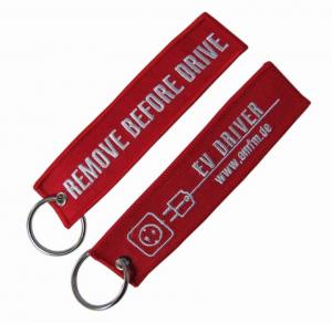Buy cheap Attached 130*30MM Remove Before Flight Tag With Metal Ring product