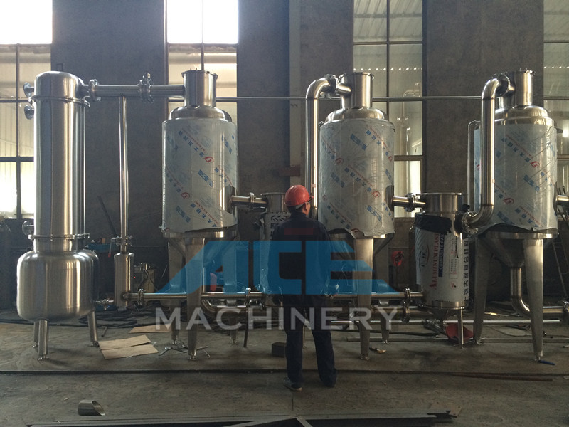 Buy cheap Onion Juice Concentrator Single Effect Falling Film Vacuum Thermal Evaporator product