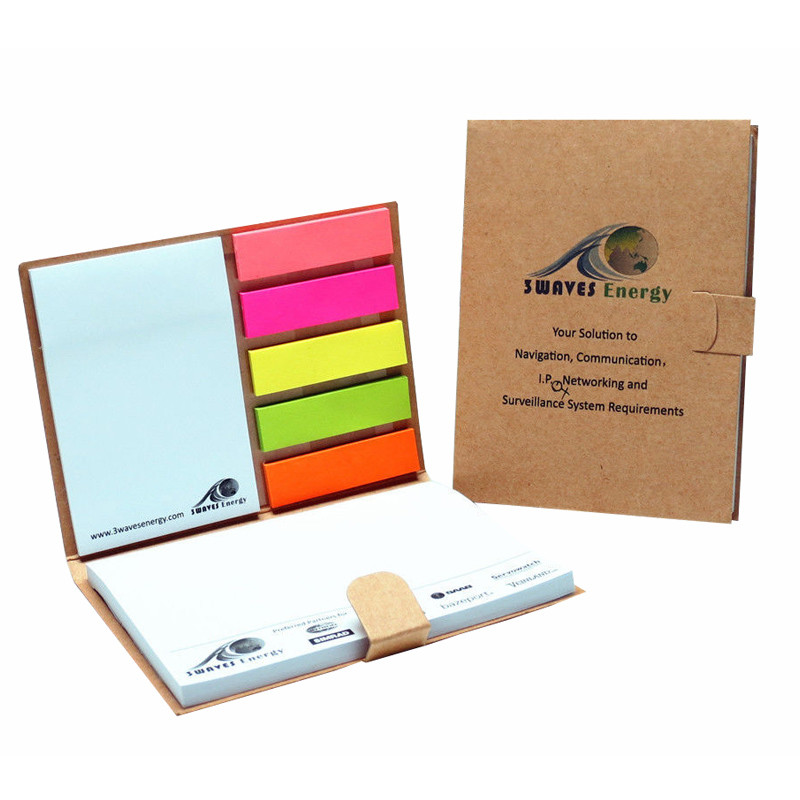 Buy cheap Advertising Note Pad Book Colorful Sticky Note Logo Customized product