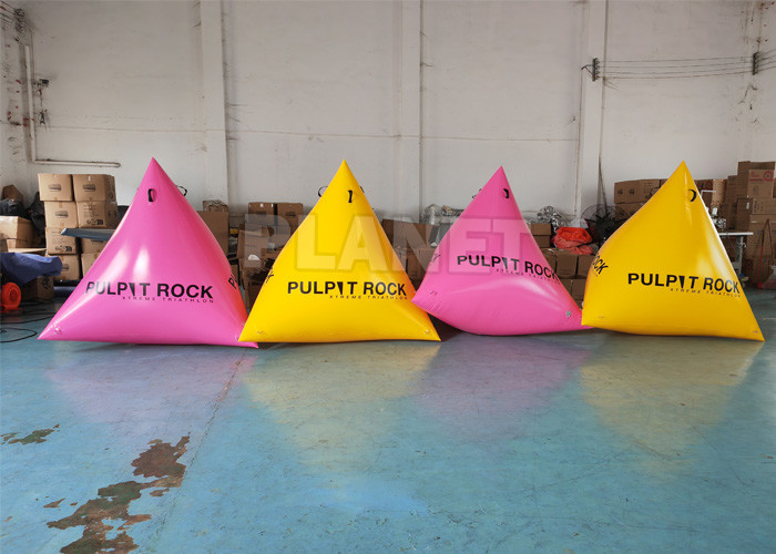 Buy cheap Inflatable Swim Buoy , Inflatable Triangle Buoy With Logo , Water Floating Buoy Water Event Inflatable Marker Race Buoy product