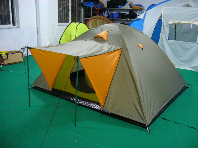 Buy cheap 3-person double-layer waterproof camping hiking tent dome tent igloo tent from wholesalers