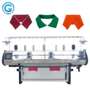 Buy cheap Double Carriage 14G Full Jacquard Polo Collar Knitting Machine Single System product