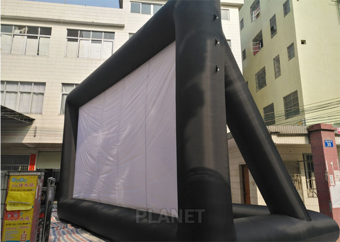 Buy cheap Large Black And White Inflatable Movie Screen Customized Size / Material product