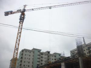 Buy cheap Building Construction Hydraulic Self Raising Tower Crane Equipment With Three Speed Motor product