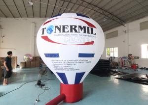Buy cheap Roof Advertising Giant Model Hot Air Balloon Shape Inflatable Ground Balloons For Promotional Advertising product
