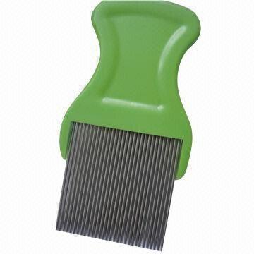Buy cheap Lice Comb, Stainless Steel Pins and Plastic Handle, Long Pins Easily Reach Scalp product
