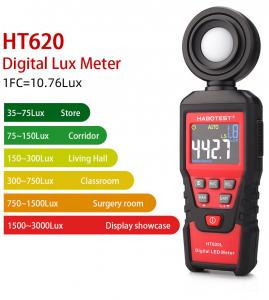 Buy cheap 10000FC Digital Lux Meter , LCD Bargraph Lux Meter Light Meter product