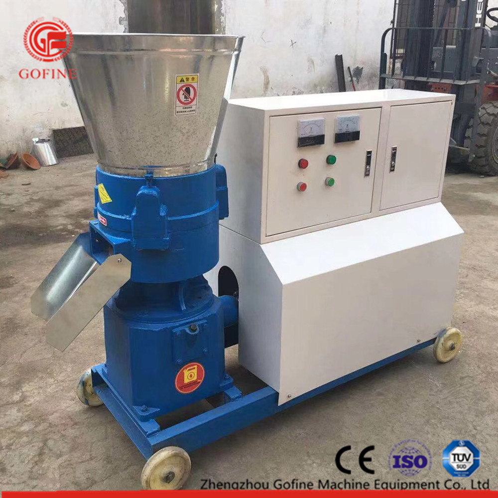 China Wood Pellet Mill Machine , Charcoal Extruder Flat Die Press Pellet Machine on sale