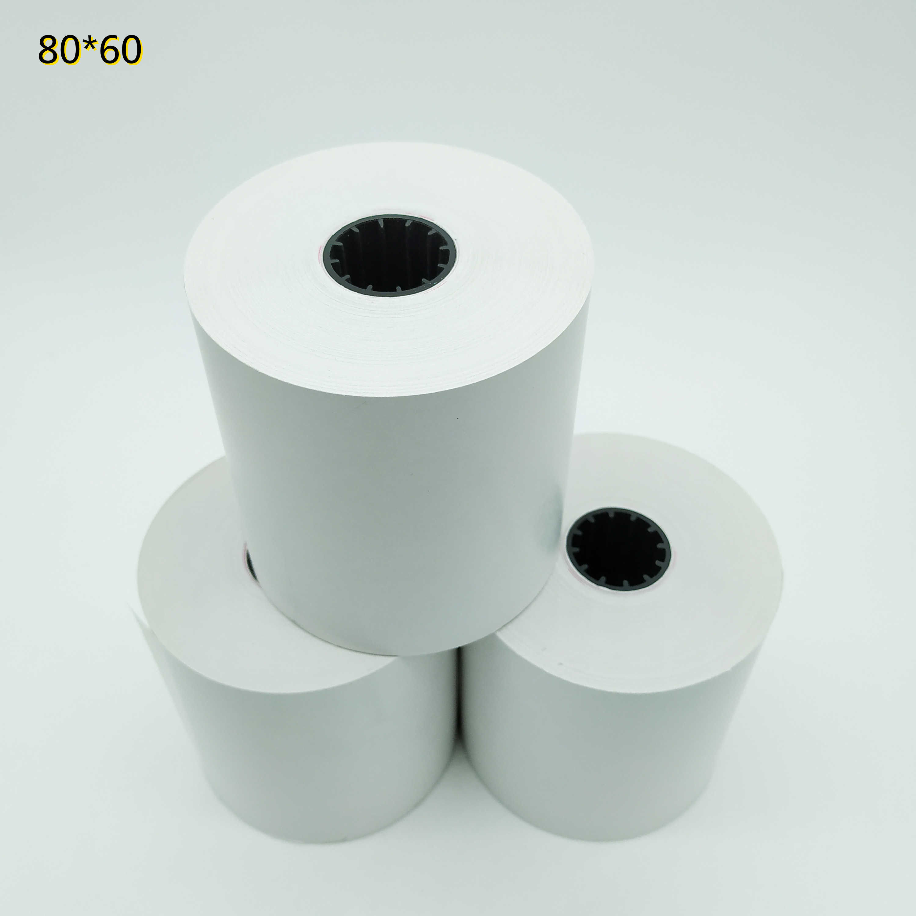 Buy cheap 80x60mm Thermal Receipt Paper Roll For POS ATM product