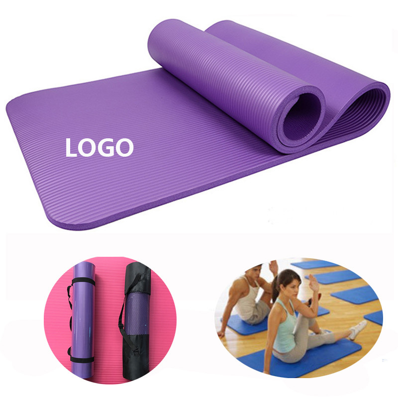 Buy cheap Promotional Yogo Mat 155*61*1cm NBR Logo Customized Fitness Supplies product