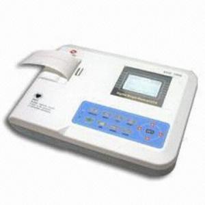 Buy cheap ECG Machine with 150Hz Frequency Response and Rechargeable Battery, One-touch Operation product