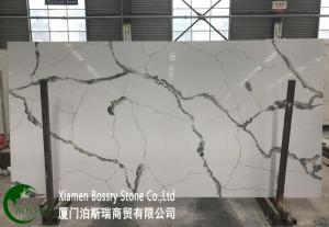 China Popular Calacatta Artificial Quartz Slab on sale