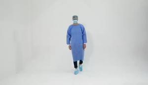China OEM Disposable Protective Gowns Doctor Disposable Plastic Surgical Gowns on sale