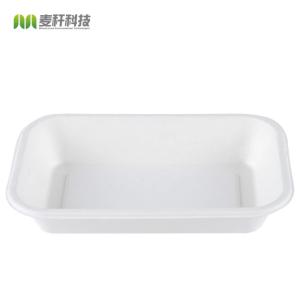 Buy cheap Sugarcane Pulp Biodegradable Disposable Tray Rectangular Dining Box product